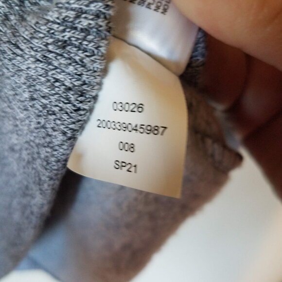 Roots Canada Quarter-Zip Pullover Sweatshirt Men’s S Long Sleeves Gray 03026 - Picture 9 of 9